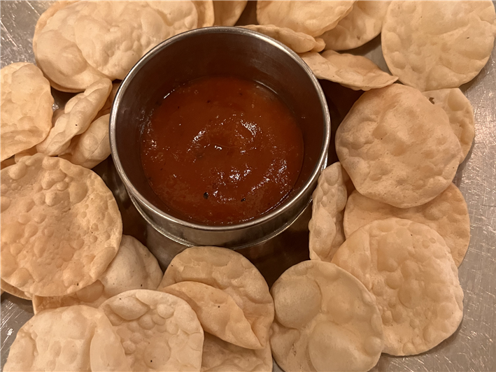mini popadoms